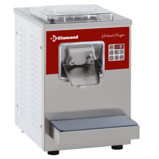 Automatic vertical ice-cream turbine, table top, 9/12 L/h, air condenser