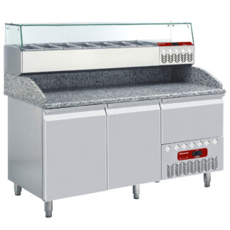 Set Refrigerated table & structure: