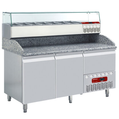 Set Refrigerated table & structure: