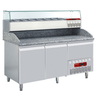 Set Refrigerated table & structure: