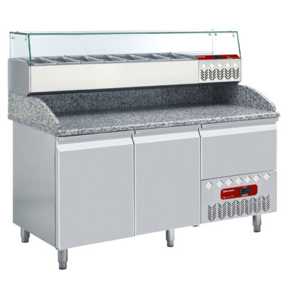 Set Refrigerated table & structure:
