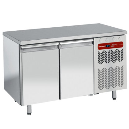 Refrigerated table, ventilated, 2 doors EN 600x400