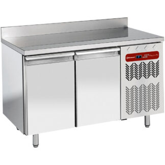 Wall refrigerated table, ventilated, 2 doors EN 600x400, 345 liters