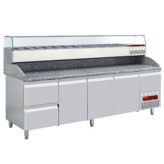 Set Refrigerated table & structure: