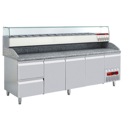 Set Refrigerated table & structure:
