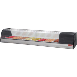 Refrigerated display for tapas, 8x GN 1/3 - 40 mm (included)