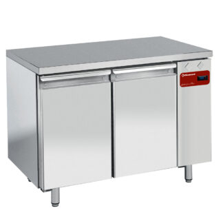 Refrigerated tables, ventilated, 2 doors GN 1/1, (without group)