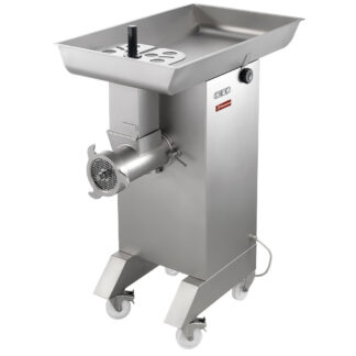 Stainless steel meat mincer NÂ° 42, Ã˜ 4.5 mm, 800/1000 kg/h, with wheels