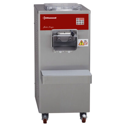 Automatic vertical ice-cream turbine, 50 L/h, water condenser