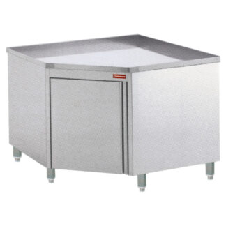Working table on cupboard with angle 90Â°
