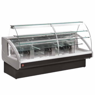 Refrigerated display counter, static, drawer system, without reserve