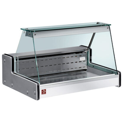 Refrigerated glass display