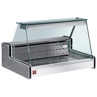 Refrigerated glass display