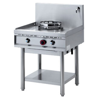 Gas wok stove, 1 fire (13 kW)