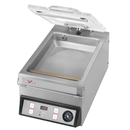 Vacuum machine, curved lid, stainless steel tank  - 4 m3/h