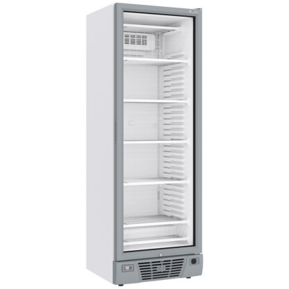 Negative ventilated display case 382 liters - 5 fixed levels - WHITE
