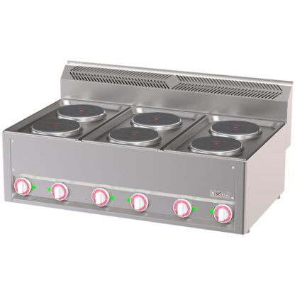 Electric range 6 plates, -Top-