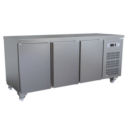 Cooling table, ventilated, 3 doors GN 1/1 (405 Lit.), on wheels
