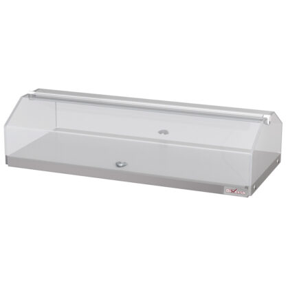 Countertop neutral display case, 1 level L800mm