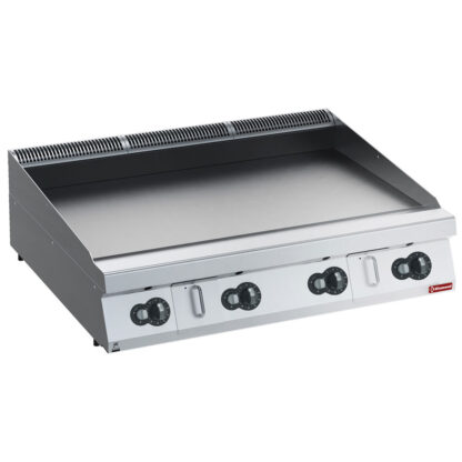 Flat electric cooking plate HP, nitro chrome  -TOP-