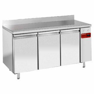 Wall refrigerated table, ventilated, 3 doors GN 1/1, 405 liters (without group)