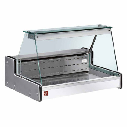 Refrigerated glass display