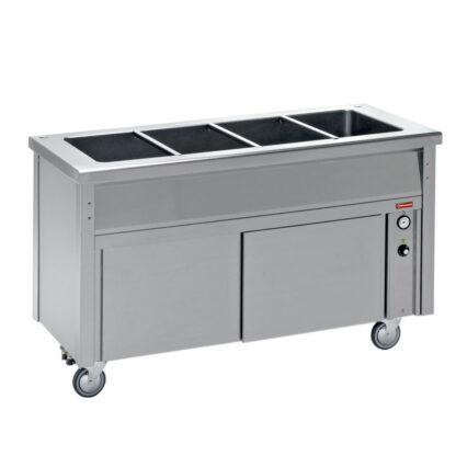 Bain-marie element on neutral cupboard 6 GN 1/1