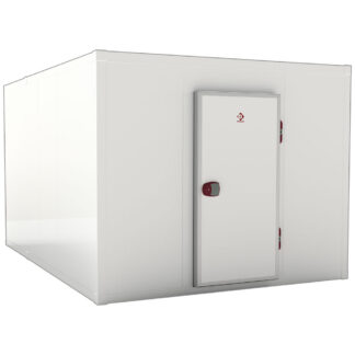 Combi cold room ISO 100, int. dim. 2830 x 2630 & 2830 x 1830 xh 2230 mm  (16,6 + 11,55 mÂ³)