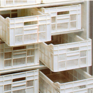 Kit consisting of 7 polyethylene trays 500x300xh175 mm