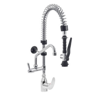 Nozzle stainless steel and faucet with mixer mono command (exit MONO)