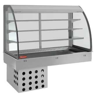 Element top and closed display on 3 levels, refrigerated, ventilated 3x GN 1/1