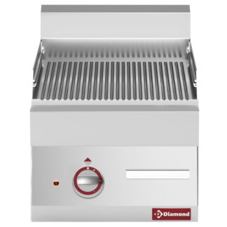 Ribbed electric cooking plate -top- "Alpha 650"