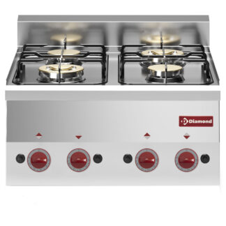 Gas cooker 4 burners -Top-