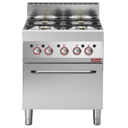 Gas range 4 burners with gas oven