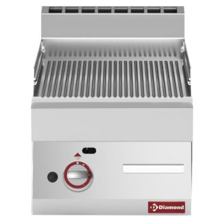 Ribbed gas cooking plate -Top-