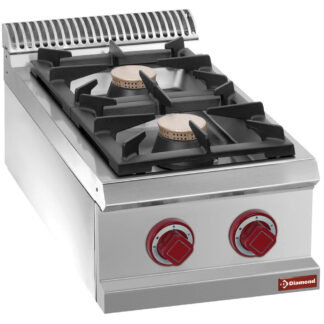 Gas cooker 2 burners -Top-