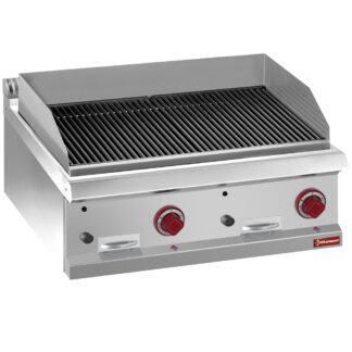 Lavastone grill, module 1/1, grid in cast iron "double sided"-TOP-