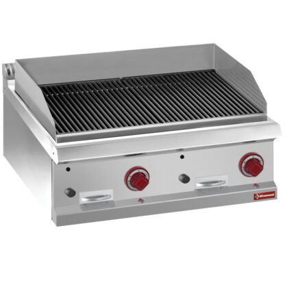 Lavastone grill, module 1/1, grid in cast iron "double sided"-TOP-