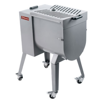 Stainless steel meat mixer 50 kg, stand with wheels