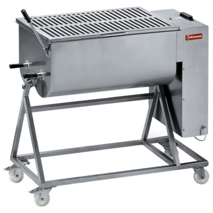 Stainless steel meat mixer 120 kg, stand with wheels