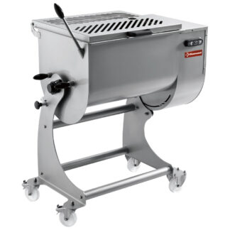 Stainless steel meat mixer 80 kg, stand with wheels