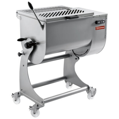 Stainless steel meat mixer 80 kg, stand with wheels