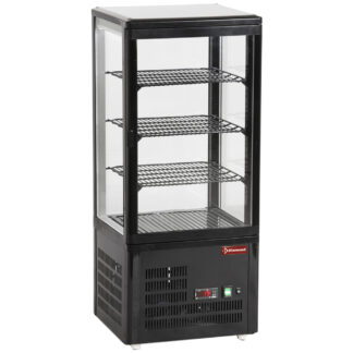 Ventilated display table model, 4 glazed sides, 4 "Black" levels