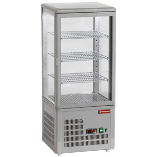 Ventilated display table model, 4 glazed sides, 4 "Grey" levels