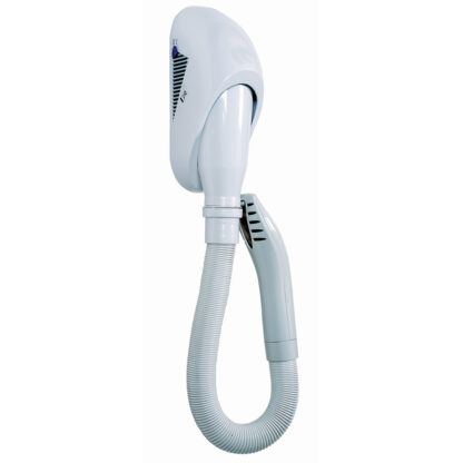 Electronic hair dryer, white