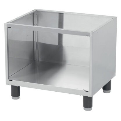 Piece of furniture "support" in stainless 660 mm (without doors)