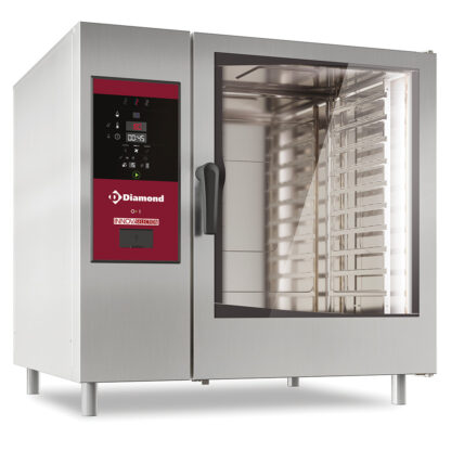 Electric oven boiler steam and convection 10x GN2/1 + Cleaning