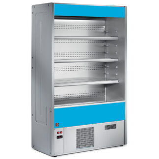 Ventilated refrigerated wall element