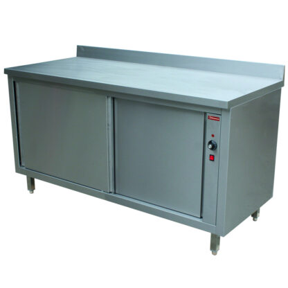 Heated workcabinets sliding door + edge