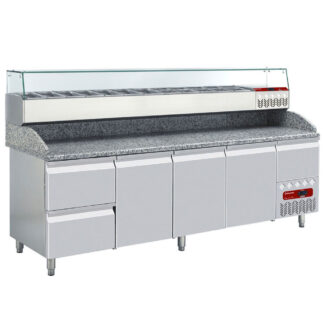 Refrigerated table set